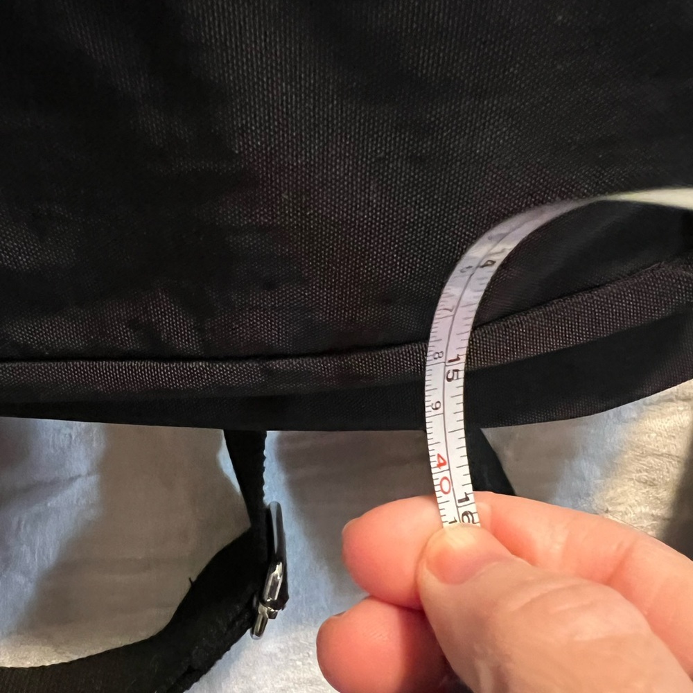 Classic Black Backpack With Logo Patch - image 8